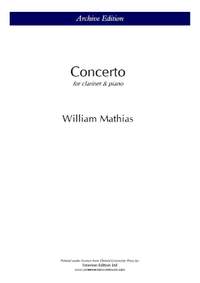Mathias, William: Concerto for clarinet