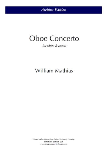Mathias, William: Concerto for oboe