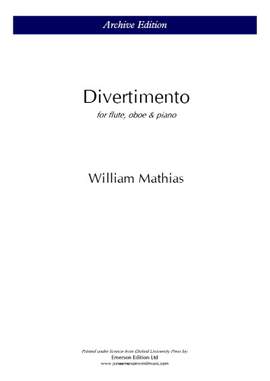 Mathias, William: Divertimento Op.24