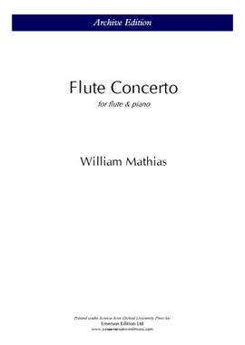 Mathias, William: Flute Concerto