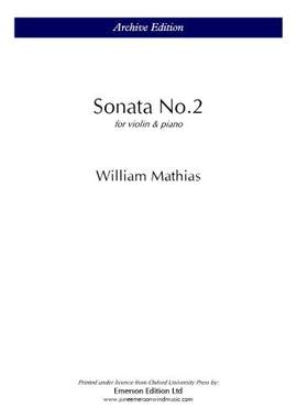 Mathias, William: Violin Sonata No.2