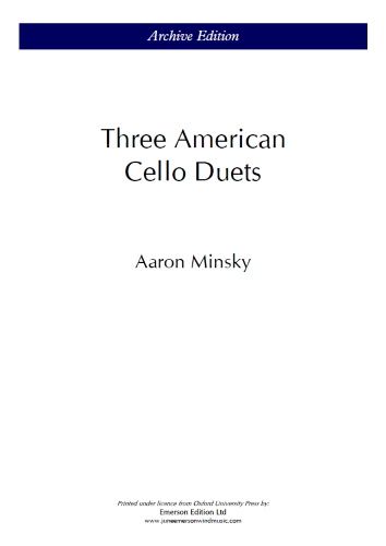 Minsky, A: Three American Cello Duets