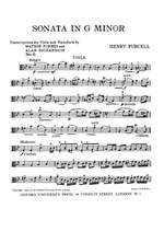 Purcell, Henry: Sonata In G Minor (Viola & Piano) Product Image