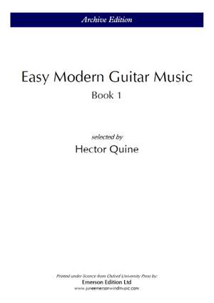 Quine, H: Easy Modern Guitar Music Bk.1