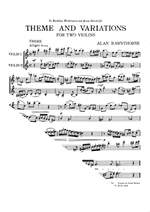Rawsthorne, Alan: Theme & Variations for 2 Violins Product Image