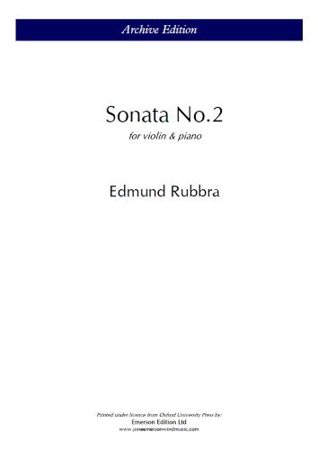 Rubbra, E: Violin Sonata No.2