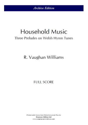 Vaughan Williams, Ralph: Household Music (String Quartet Score & Parts)