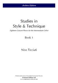 Ticciati, N: Studies In Style & Technique Bk.1