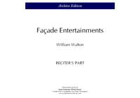 Walton, William: Facade Entertainments