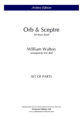 Walton, William: Orb and Sceptre (Set of Parts)
