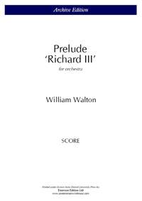 Walton, William: Prelude Richard III (Score)
