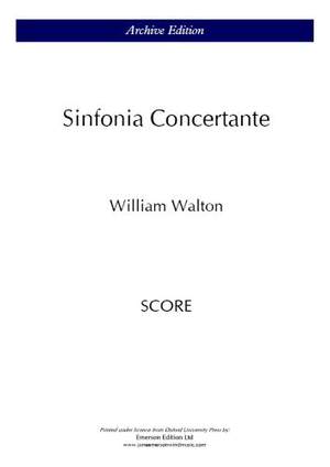 Walton, William: Sinfonia Concertante (Study Score)