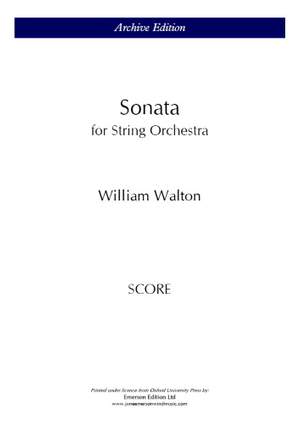 Walton, William: Sonata for String Orchestra (Score)