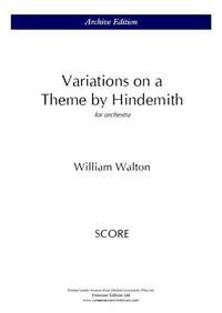 Walton, William: Variations on a Theme by Hindemith (Score)
