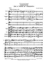 Walton, William: Variations on a Theme by Hindemith (Score) Product Image