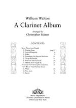 Walton Clarinet Album Product Image