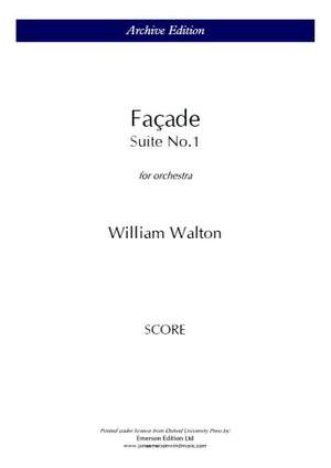 Walton, William: Facade Suite No. 1 (Score)