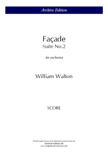 Walton, William: Facade Suite No.2 (Study Score)