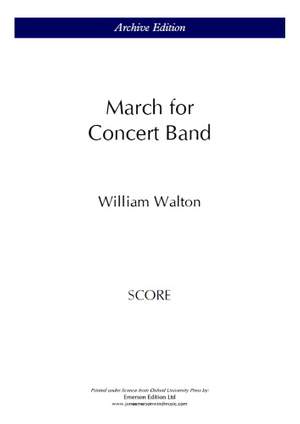 Walton, William: March for Concert Band
