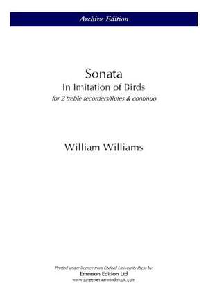Williams, W: Sonata in Imitation of Birds