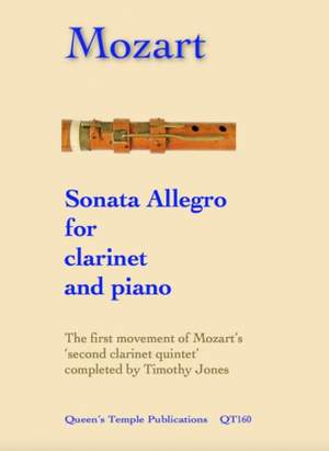 Mozart: Sonata Allegro for clarinet & piano