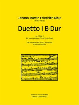 Nisle, J F: Duetto I B-Dur B flat major op.13/1