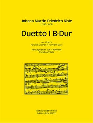 Nisle, J F: Duetto I B-Dur op.13/1