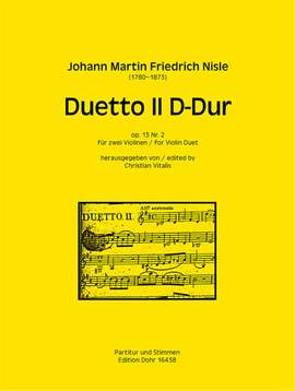 Nisle, J F: Duetto II D-Dur D major op.13/2