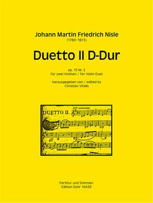 Nisle, J F: Duetto II D-Dur op.13/2