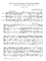 Brunetti, Gaetano: 6 Trios für 2 Violinen und Violoncello - Trios 5 und 6  L. 107/108 Product Image