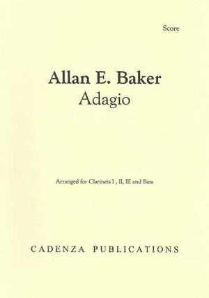 Adagio, for Clarinet Quartet