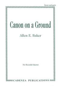 Canon on a Ground, for Clarinet Quartet