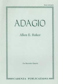 Adagio, for Recorder Quartet