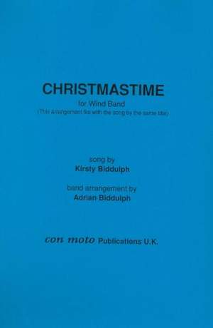 Christmastime, wind band score only