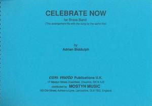 Celebrate Now, brass band score only