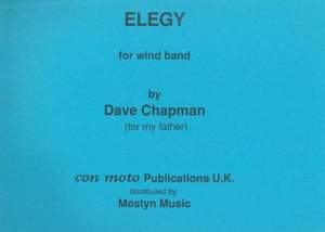 Elegy, wind band score only