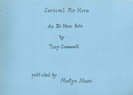Carnival for Horn with brass band, score only
