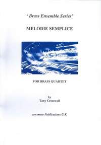 Melodie Semplice, brass quartet score only