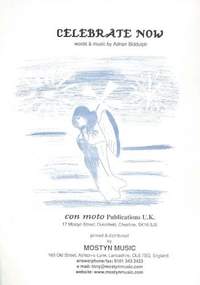 Celebrate Now, song sheet