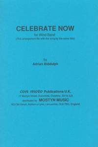 Celebrate Now, wind band score only