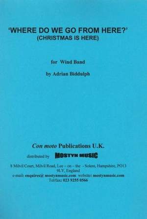 Christmas is Here, wind band score only