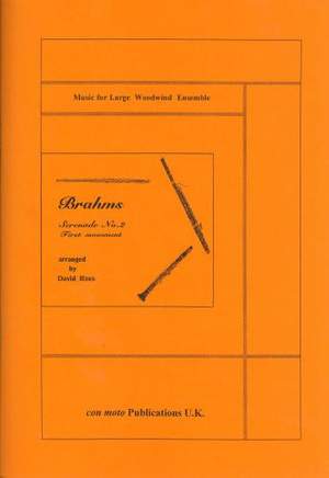 Serenade No. 2, 1st Movement, score only