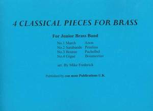 Four Classical Pieces for Brass, score only