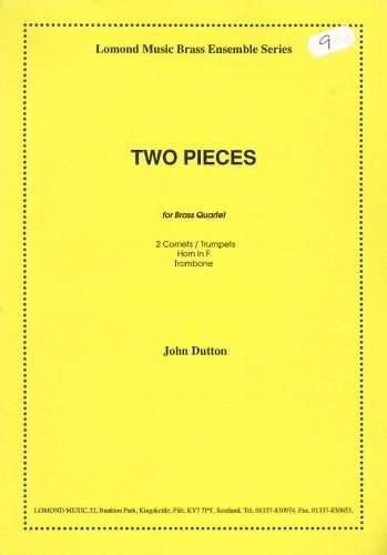 Two Pieces for Brass Quartet, set