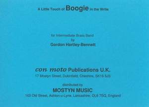 A Little Touch of Boogie in the Write, score only