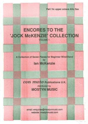 Encores to Jock McKenzie Collection Volume 1, wind band, part 1b upper octave Alto Saxophone