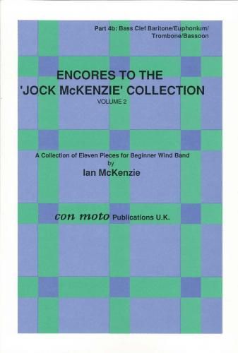 Encores to Jock McKenzie Collection Volume 2, wind band, part 4b, Bass Clef Baritone/Euphonium/Trombone/Bassoon