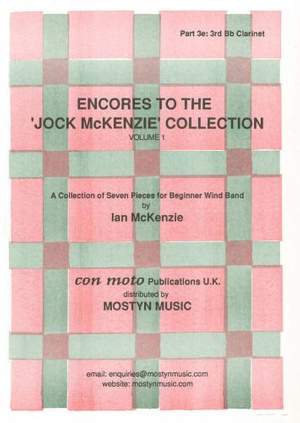 Encores to Jock McKenzie Collection Volume 1, wind band, part 3e, 3rd Bb Clarinet