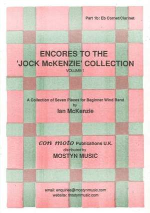Encores to Jock McKenzie Collection Volume 1, wind band, part 1b lower, Eb Cornet/Clarinet