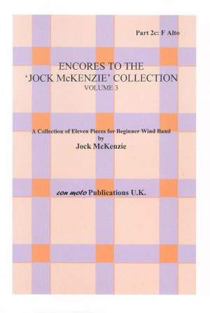 Encores to Jock McKenzie Collection Volume 3, wind band, part 2c, F Alto